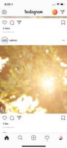shiny blur instagram feed