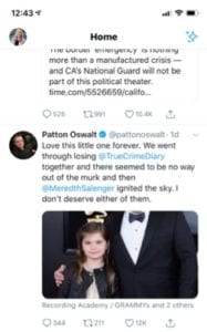 badly cropped twitter photo of patton oswalt