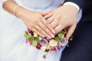 hands with wedding rings