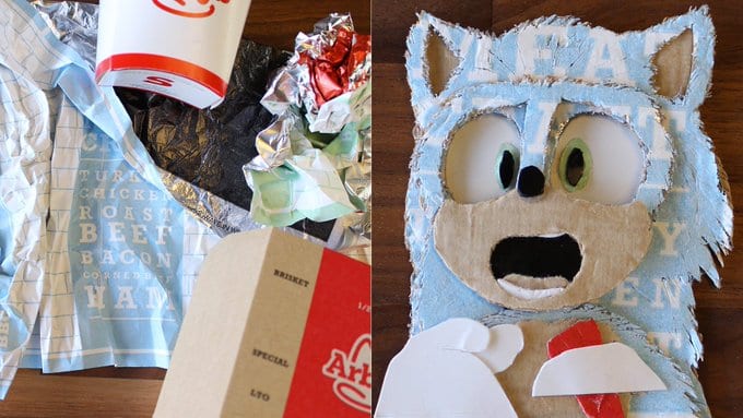 Arby's wrapper art