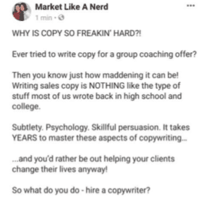 facebook post_copywriter