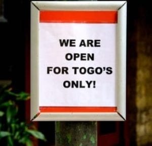 togo image in window